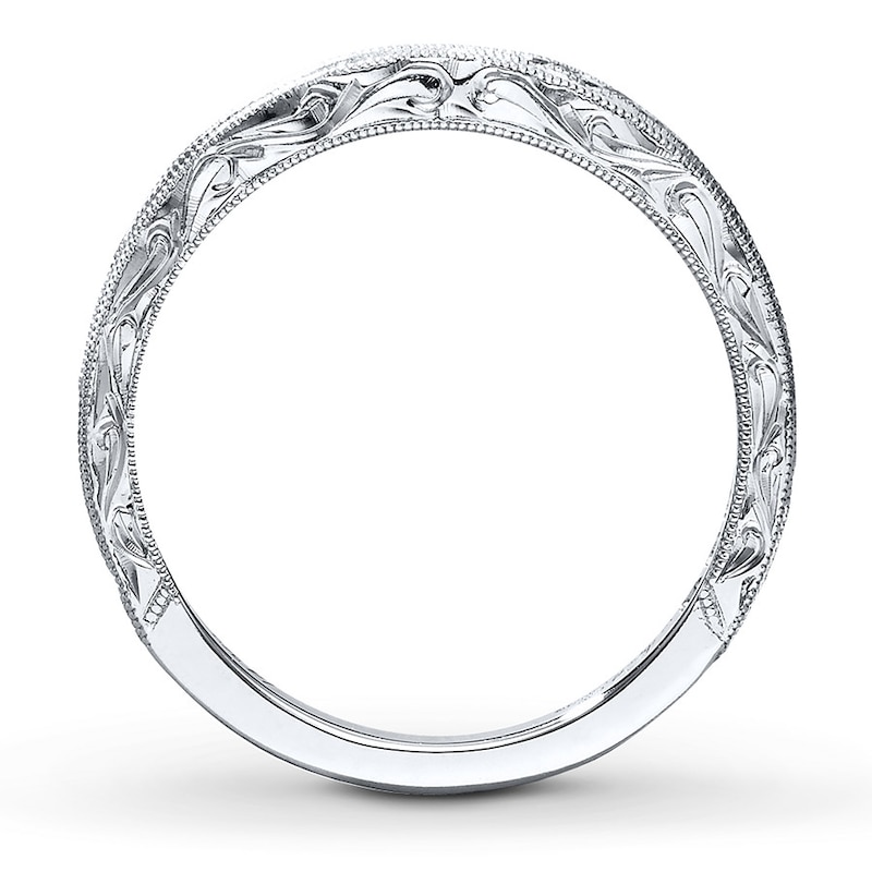 Main Image 2 of Previously Owned Neil Lane Wedding Band 1/2 ct tw Round-cut 14K White Gold - Size 4.5