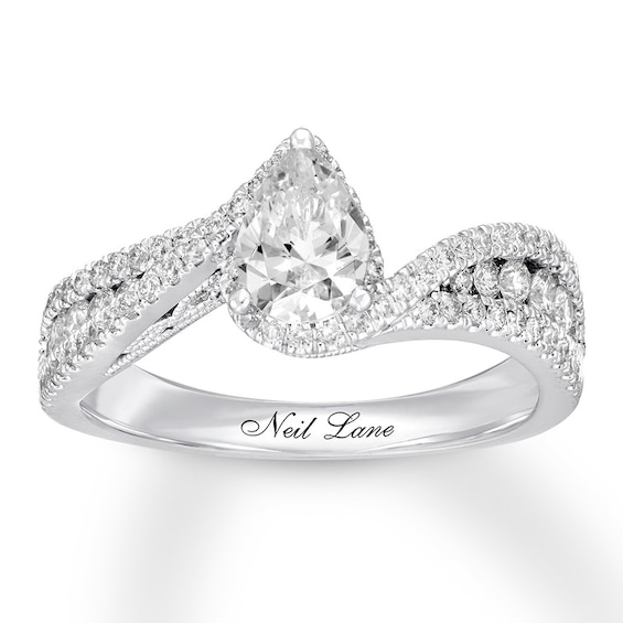 Previously Owned Neil Lane Diamond Engagement Ring 1-1/4 ct tw 14K White Gold
