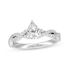Thumbnail Image 1 of Previously Owned Neil Lane Diamond Engagement Ring 1 ct tw Pear & Round-cut 14K White Gold
