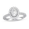 Thumbnail Image 1 of Previously Owned Neil Lane Diamond Engagement Ring 7/8 ct tw Oval & Round-cut 14K White Gold