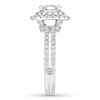 Thumbnail Image 3 of Previously Owned Neil Lane Diamond Engagement Ring 1-3/4 ct tw Oval & Round-cut 14K White Gold