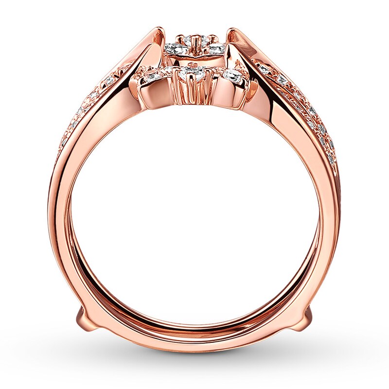Main Image 2 of Previously Owned Diamond Enhancer Ring 3/8 ct tw Round-cut 14K Rose Gold