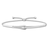 Thumbnail Image 1 of Previously Owned Love + Be Loved Diamond Bolo Bracelet 1/10 cttw Sterling Silver  9.5"