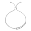 Thumbnail Image 2 of Previously Owned Love + Be Loved Diamond Bolo Bracelet 1/10 cttw Sterling Silver  9.5"