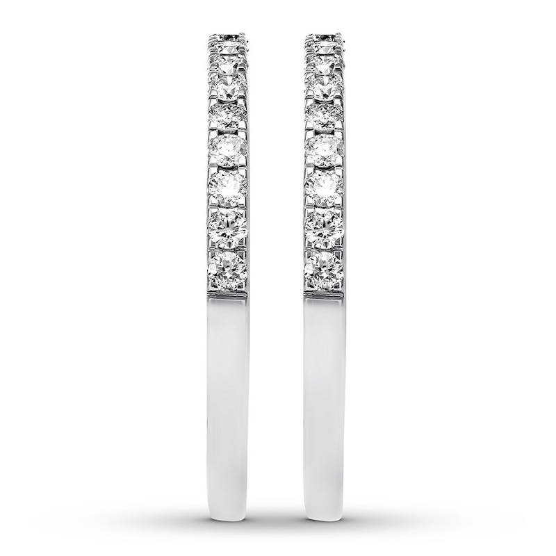 Main Image 3 of Previously Owned Diamond Wedding Bands 5/8 ct tw Round-cut 14K White Gold