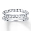 Thumbnail Image 1 of Previously Owned Diamond Enhancer Band 1 ct tw Round-cut 14K White Gold