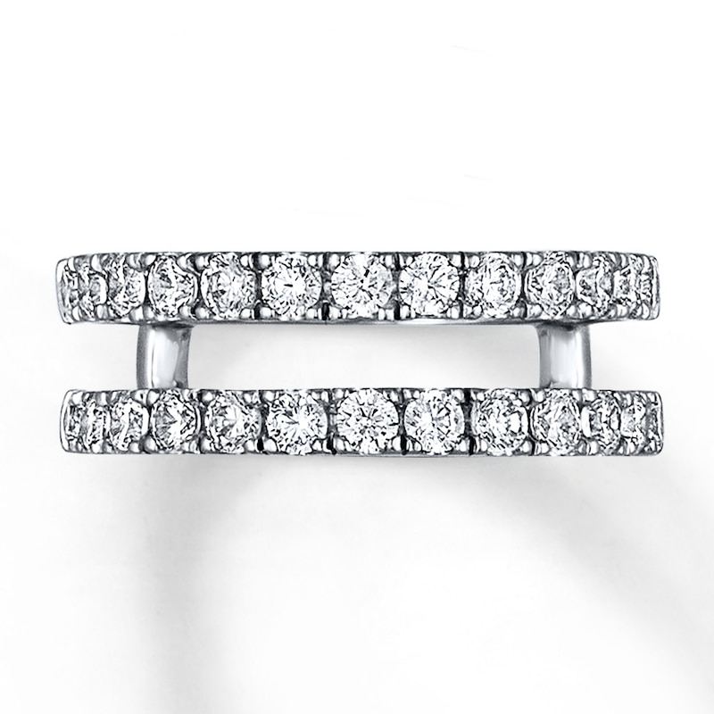 Main Image 2 of Previously Owned Diamond Enhancer Band 1 ct tw Round-cut 14K White Gold