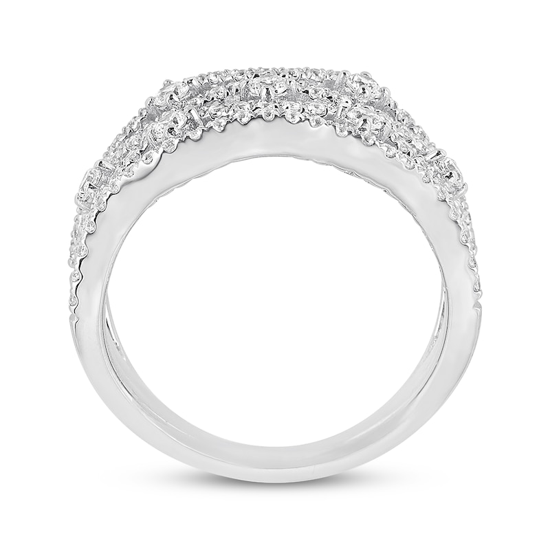 Main Image 3 of Previously Owned Diamond Anniversary Band 3/4 ct tw Round-Cut 14K White Gold