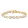 Thumbnail Image 1 of Previously Owned Diamond Bracelet 1/4 ct tw Round-cut 10K Yellow Gold 7"