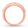 Thumbnail Image 2 of Previously Owned Sapphire Anniversary Band 1/2 ct tw Diamonds 14K Rose Gold