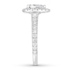 Thumbnail Image 3 of Previously Owned Neil Lane Premiere Diamond Engagement Ring 1-1/2 ct tw Pear & Round-cut 14K White Gold