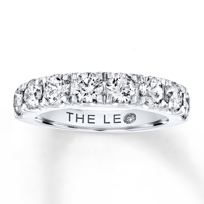 Main Image 1 of Previously Owned THE LEO Diamond Band 2 ct tw Round-cut 14K White Gold