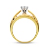 Previously Owned Diamond Engagement Ring 1-1/2 ct tw Marquise, Baguette & Round-cut 14K Yellow Gold