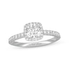 Thumbnail Image 1 of Previously Owned Neil Lane Diamond Engagement Ring 1-1/4 ct tw Cushion & Round-cut 14K White Gold - Size 8.25