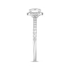 Thumbnail Image 2 of Previously Owned Neil Lane Diamond Engagement Ring 1-1/4 ct tw Cushion & Round-cut 14K White Gold - Size 8.25