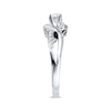 Thumbnail Image 2 of Previously Owned Three-Stone Engagement Ring 3/8 ct tw Round-cut Diamonds 14K White Gold - Size 3.5