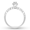 Thumbnail Image 1 of Previously Owned Diamond Engagement Ring 1/4 ct tw Round-cut 10K White Gold - Size 4.5