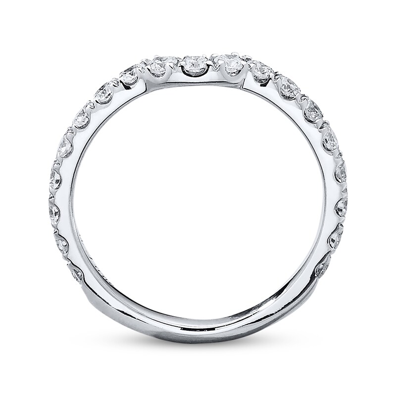 Main Image 3 of Previously Owned Neil Lane Wedding Band 5/8 ct tw Round-cut Diamonds 14K White Gold Size 5