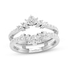 Thumbnail Image 0 of Previously Owned Diamond Enhancer Ring 3/4 ct tw Marquise & Round-cut 14K White Gold - Size 10