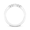 Thumbnail Image 1 of Previously Owned Diamond Enhancer Ring 3/4 ct tw Marquise & Round-cut 14K White Gold - Size 10
