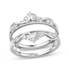 Thumbnail Image 1 of Previously Owned Diamond Insert Ring 1/4 ct tw Round-cut 14K White Gold Size 4.25