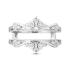 Thumbnail Image 4 of Previously Owned Diamond Insert Ring 1/4 ct tw Round-cut 14K White Gold Size 4.25