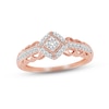 Thumbnail Image 1 of Previously Owned Diamond Ring 1/6 ct tw Round-cut 10K Rose Gold - Size 10.25
