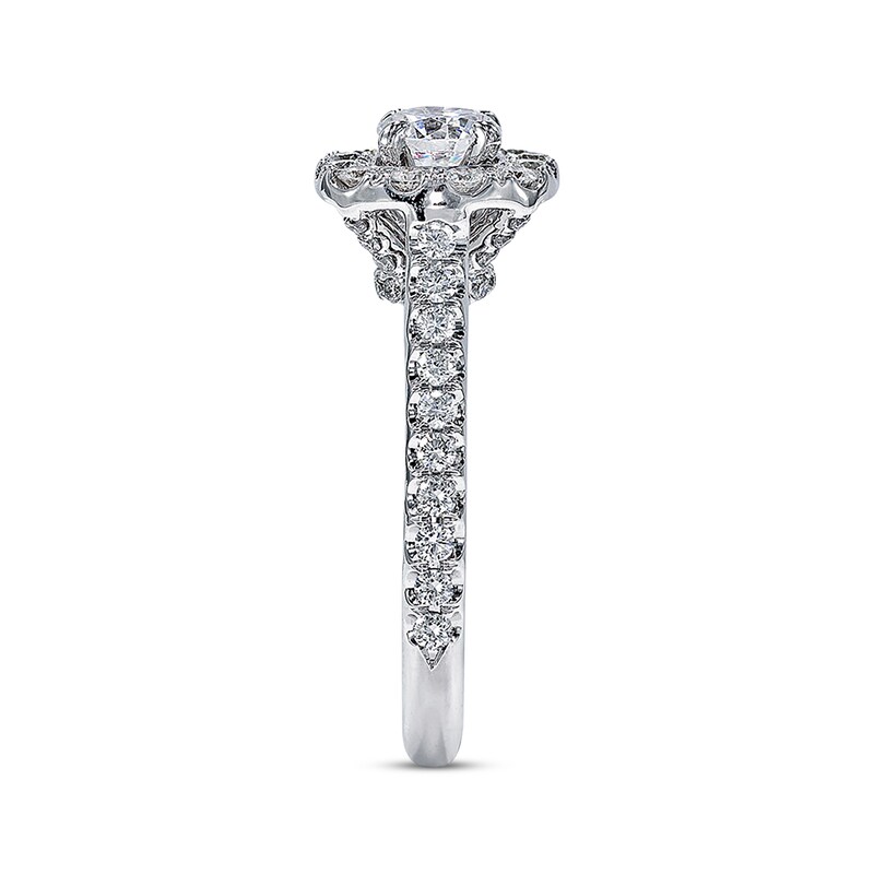 Main Image 2 of Previously Owned Neil Lane Bridal Ring 1-1/8 ct tw Round-cut Diamonds 14K White Gold Size 4.5