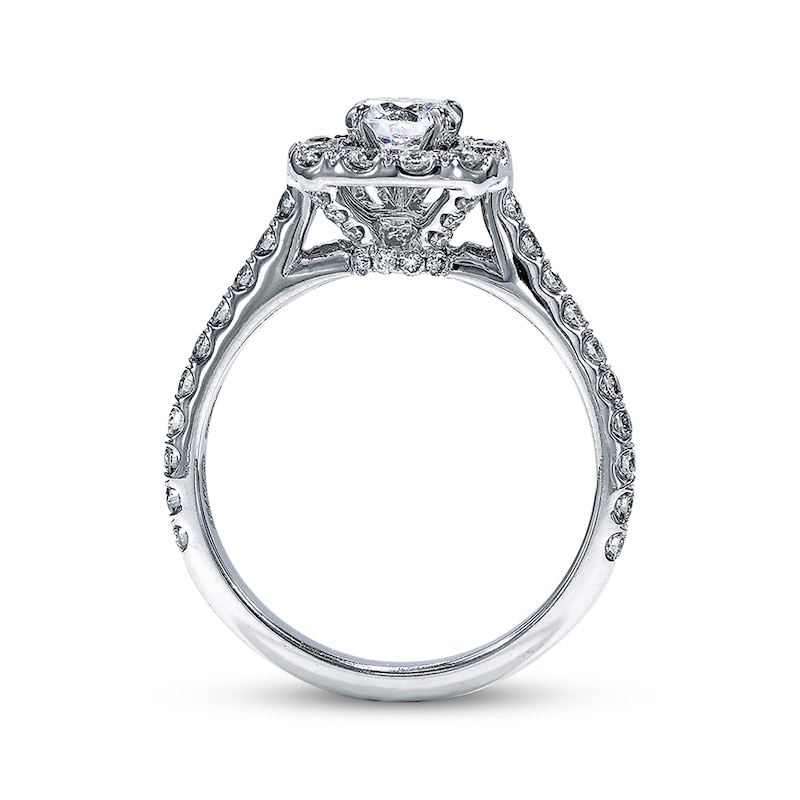 Main Image 3 of Previously Owned Neil Lane Bridal Ring 1-1/8 ct tw Round-cut Diamonds 14K White Gold Size 4.5