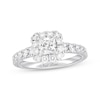 Previously Owned Neil Lane Premiere Diamond Engagement Ring 1-5/8 ct tw Princess & Round-cut 14K White Gold