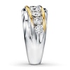 Thumbnail Image 2 of Previously Owned Diamond Men's Ring 1-1/2 ct tw Round-cut 14K Two-Tone Gold - Size 13