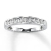 Thumbnail Image 0 of Previously Owned Wedding Band 3/8 ct tw Round-cut Diamonds 14K White Gold - Size 9