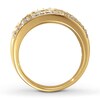 Thumbnail Image 2 of Previously Owned Diamond Anniversary Ring 1 ct tw Round-cut 14K Yellow Gold - Size 13.5