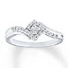 Thumbnail Image 1 of Previously Owned Diamond Ring 1/5 ct tw Round-cut Sterling Silver - Size 9.5