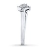 Thumbnail Image 3 of Previously Owned Diamond Ring 1/5 ct tw Round-cut Sterling Silver - Size 9.5