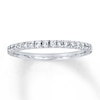 Thumbnail Image 1 of Previously Owned Diamond Wedding Band 1/5 ct tw Round-cut 14K White Gold Size 9.75