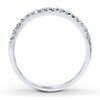 Thumbnail Image 2 of Previously Owned Diamond Wedding Band 1/5 ct tw Round-cut 14K White Gold Size 9.75