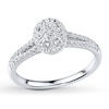 Thumbnail Image 1 of Previously Owned Diamond Ring 1/4 ct tw Round-cut 10K White Gold Size 9.75