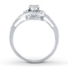 Thumbnail Image 3 of Previously Owned Diamond Ring 1/6 ct tw Round-cut Sterling Silver - Size 10.5