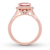 Thumbnail Image 2 of Previously Owned Neil Lane Morganite Engagement Ring 7/8 ct tw Round-cut Diamonds 14K Gold - Size 9.25