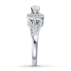 Thumbnail Image 3 of Previously Owned Diamond Engagement Ring 5/8 ct tw Round-cut 14K White Gold - Size 10.5