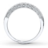 Thumbnail Image 2 of Previously Owned Diamond Enhancer Ring 1/6 ct tw Round-cut 10K White Gold - Size 10.5
