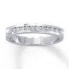 Thumbnail Image 1 of Previously Owned Diamond Anniversary Band 1/4 ct tw Round-cut 14K White Gold Size 11.75