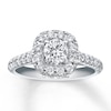 Thumbnail Image 1 of Previously Owned Neil Lane Bridal Ring 1-1/8 ct tw Round-cut Diamonds 14K White Gold - Size 3