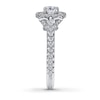 Thumbnail Image 3 of Previously Owned Neil Lane Bridal Ring 1-1/8 ct tw Round-cut Diamonds 14K White Gold - Size 3