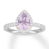 Thumbnail Image 1 of Previously Owned Neil Lane Quartz Engagement Ring 1/2 ct tw Round-cut Diamonds 14K White Gold Size 10.5