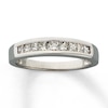 Thumbnail Image 1 of Previously Owned Wedding Band 1/2 ct tw Princess-cut Diamonds 14K White Gold - Size 13