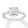 Thumbnail Image 1 of Previously Owned Diamond Promise Ring 1/3 ct tw Round-cut 10K White Gold - Size 9.25