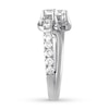 Thumbnail Image 2 of Previously Owned Ever Us Two-Stone Diamond Anniversary Ring 1-1/2 ct tw Round-cut 14K White Gold Size 9.5