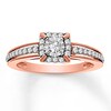 Thumbnail Image 1 of Previously Owned Diamond Ring 1/4 ct tw Round-cut 10K Rose Gold - Size 4